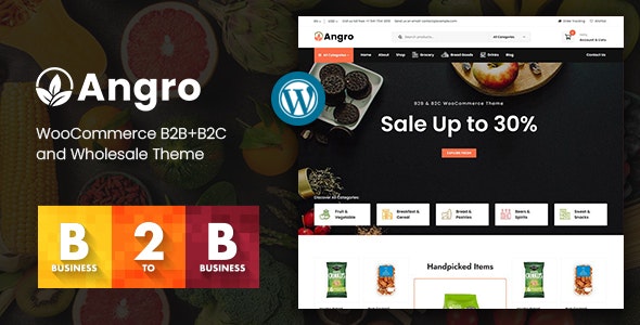 Angro – WooCommerce B2B  Wholesale Theme