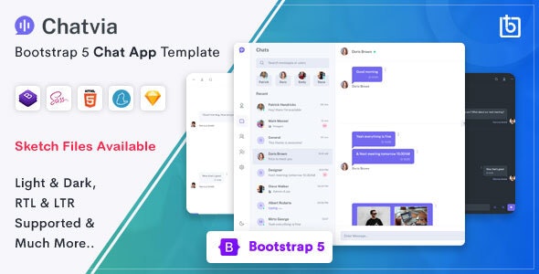 Chatvia – Bootstrap 5 Chat App Template