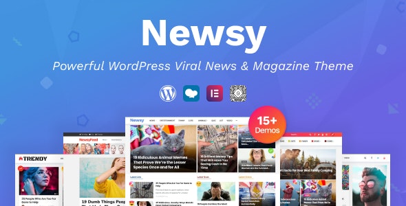 Newsy – Viral News  Magazine WordPress Theme
