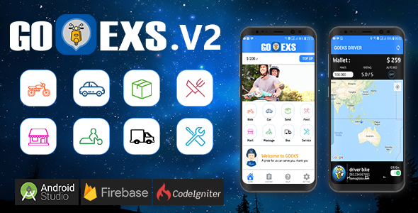 Goeks – Multi service providing app with admin panel