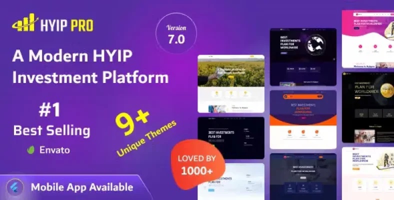 HYIP PRO – A Modern HYIP Investment Platform