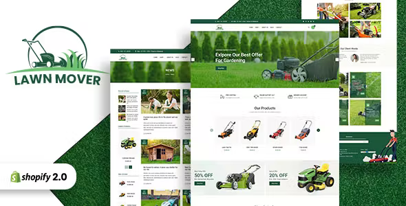 Lawn Mover – Gardening & Garden Equipments Store Shopify Theme
