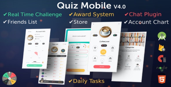 Quiz Mobile (Mutual Quiz Challenge)