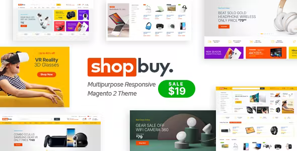 Shopbuy – Multipurpose Responsive Magento 2 Theme