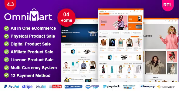 OmniMart – eCommerce CMS | Laravel eCommerce script