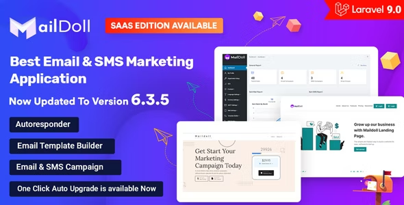 Maildoll – Email Marketing  SMS Marketing SaaS Application