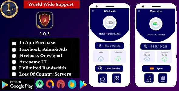 X – Pro VPN – VPN Unlimited Proxy | Super Fast Free VPN & Secure Hotspot