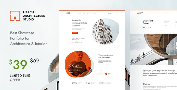 Liarch - Architecture & Interior WordPress Theme