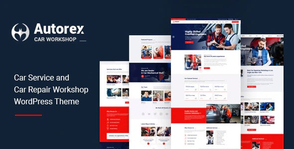 Autorex – Car Service  Workshop WordPress Theme