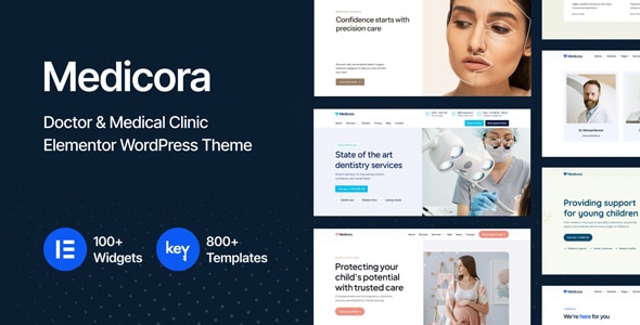 Medicora – Doctor  Medical Clinic Elementor WordPress Theme