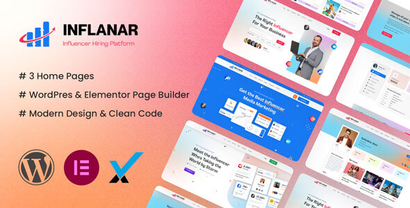 Inflanar – Influencer Marketplace  WordPress Theme