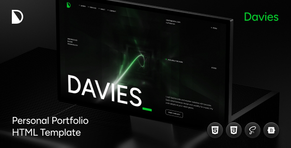 Davies – Personal Portfolio HTML