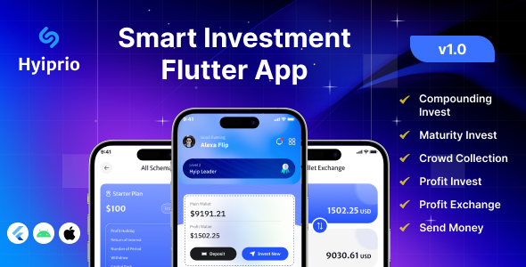 Hyiprio – Smart Investment Flutter App