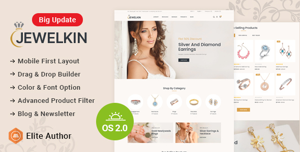 Jewelkin  – Premium Jewellery Store Shopify 2.0 Responsive Theme