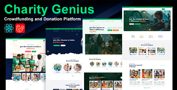 Charity Genius – Fundraising and Crowdfunding Platform Theme Addon
