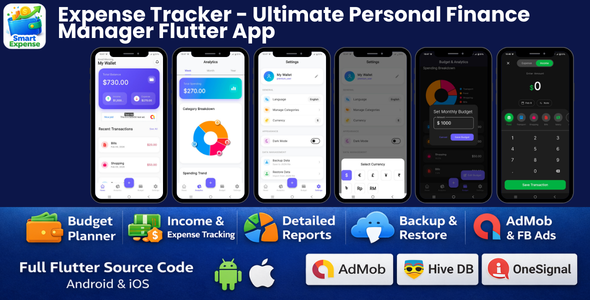 Expense Tracker – Ultimate Personal Finance Manager Flutter App
