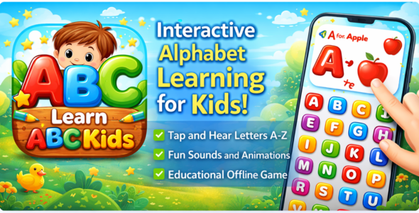 Learn ABC Kids – Premium Offline Android Learning App (Kotlin)